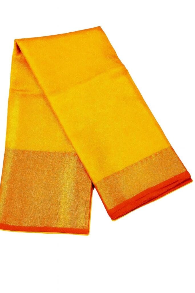 Tissue Silk Bridal Saree: Wedding Wear with Zari