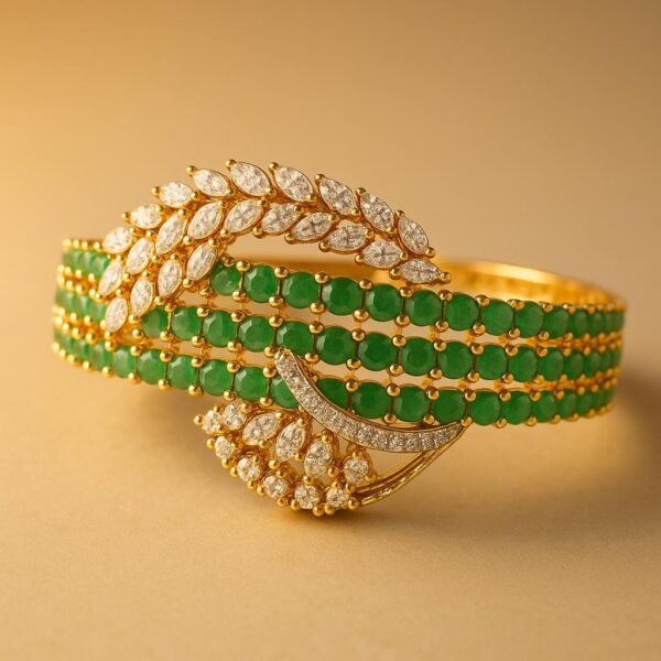 CZ Diamond Bangle Bracelet: Adjustable, Shimmering Crystal Gift - Image 10