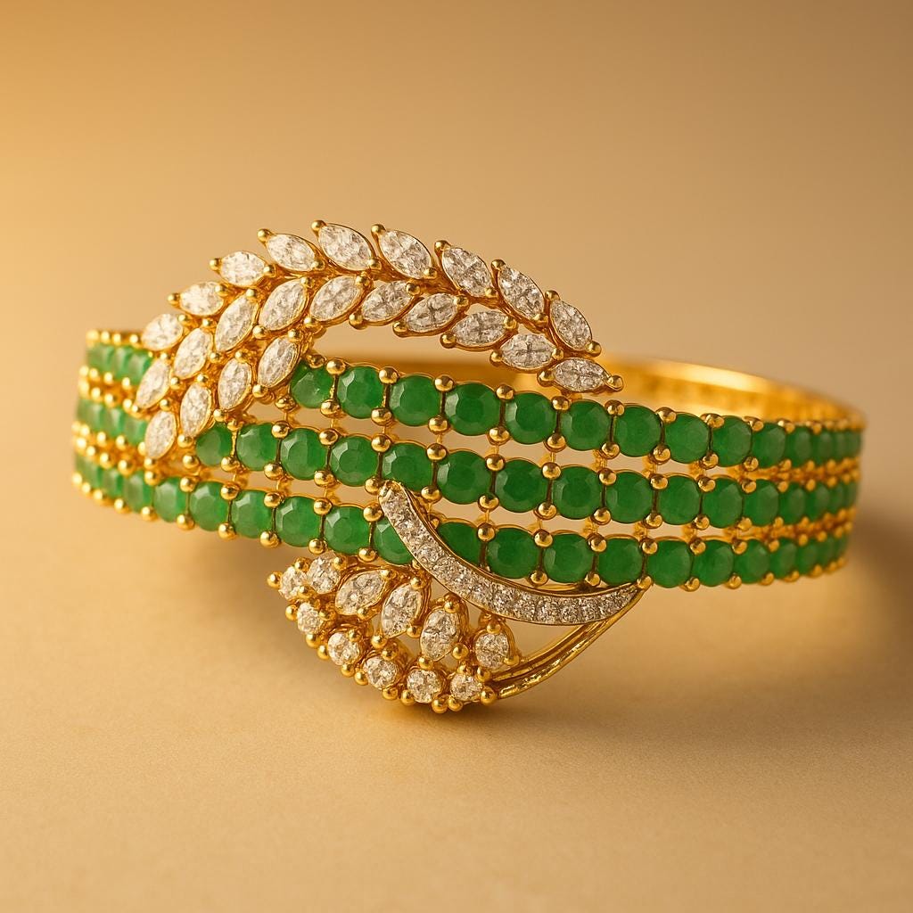 CZ Diamond Bangle Bracelet: Adjustable, Shimmering Crystal Gift - Image 10