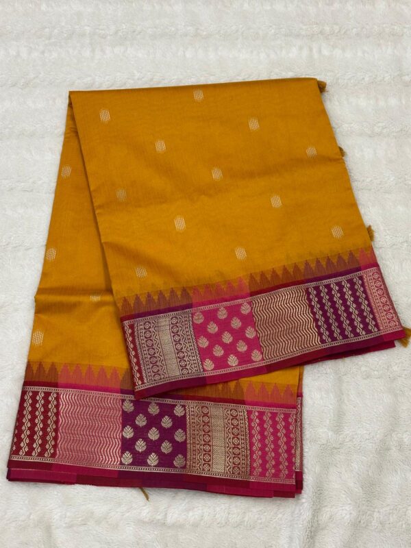Tussar Silk Saree: Lightweight Indian wear with Blouse Piece - Image 2