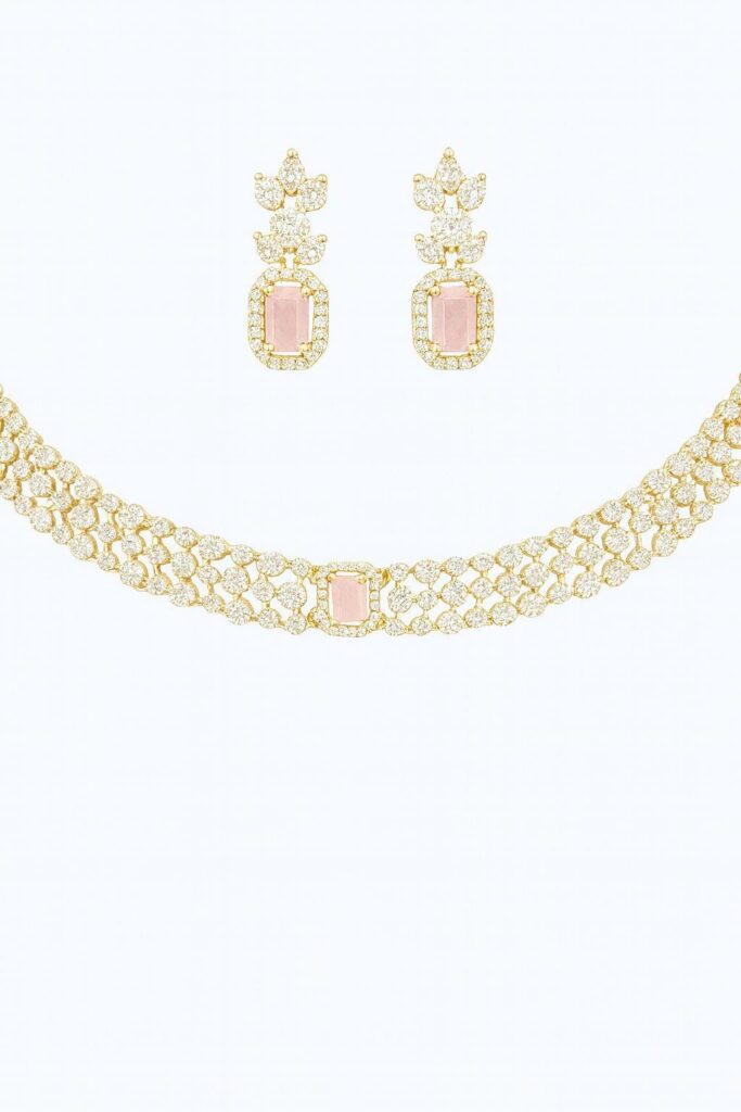 Necklace sets with interchangeable stone