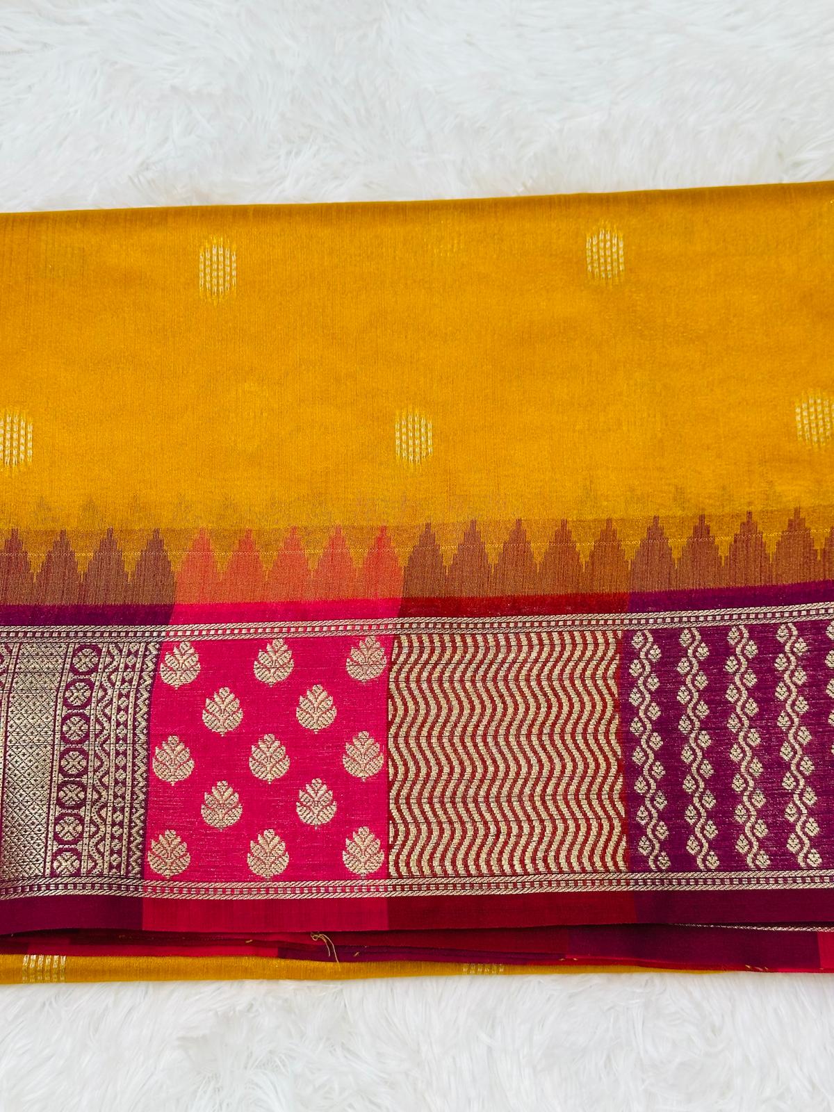 Tussar Silk Saree: Lightweight Indian wear with Blouse Piece - Image 5
