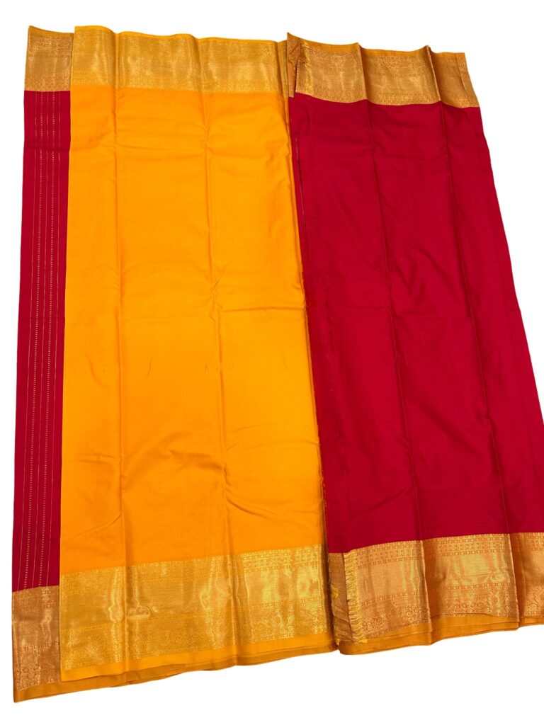 Premium Kanchipuram Silk Saree Red Gold Zari Traditional Wedding Saree South Indian Silk Saree Unstitched Blouse