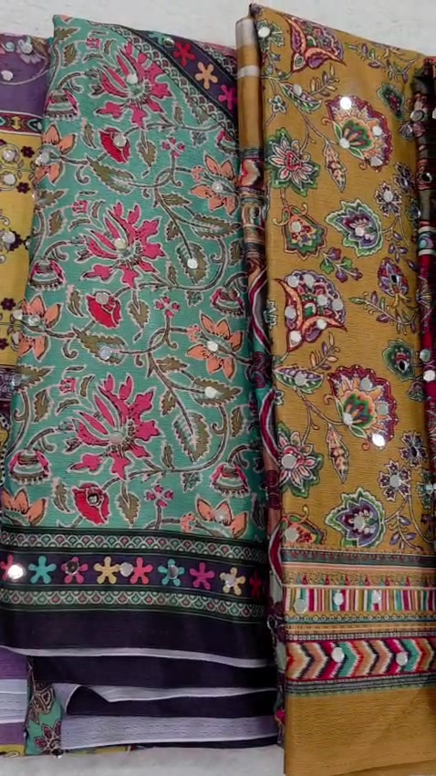 Multicolor Masakali Mirror Saree Indian Party Wear 4 Color Options - Image 6