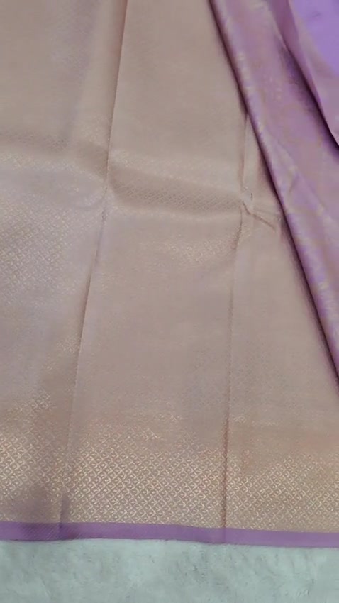 Soft Silk Saree with Floral Zari Design and Blouse – 4 Colours - Image 12