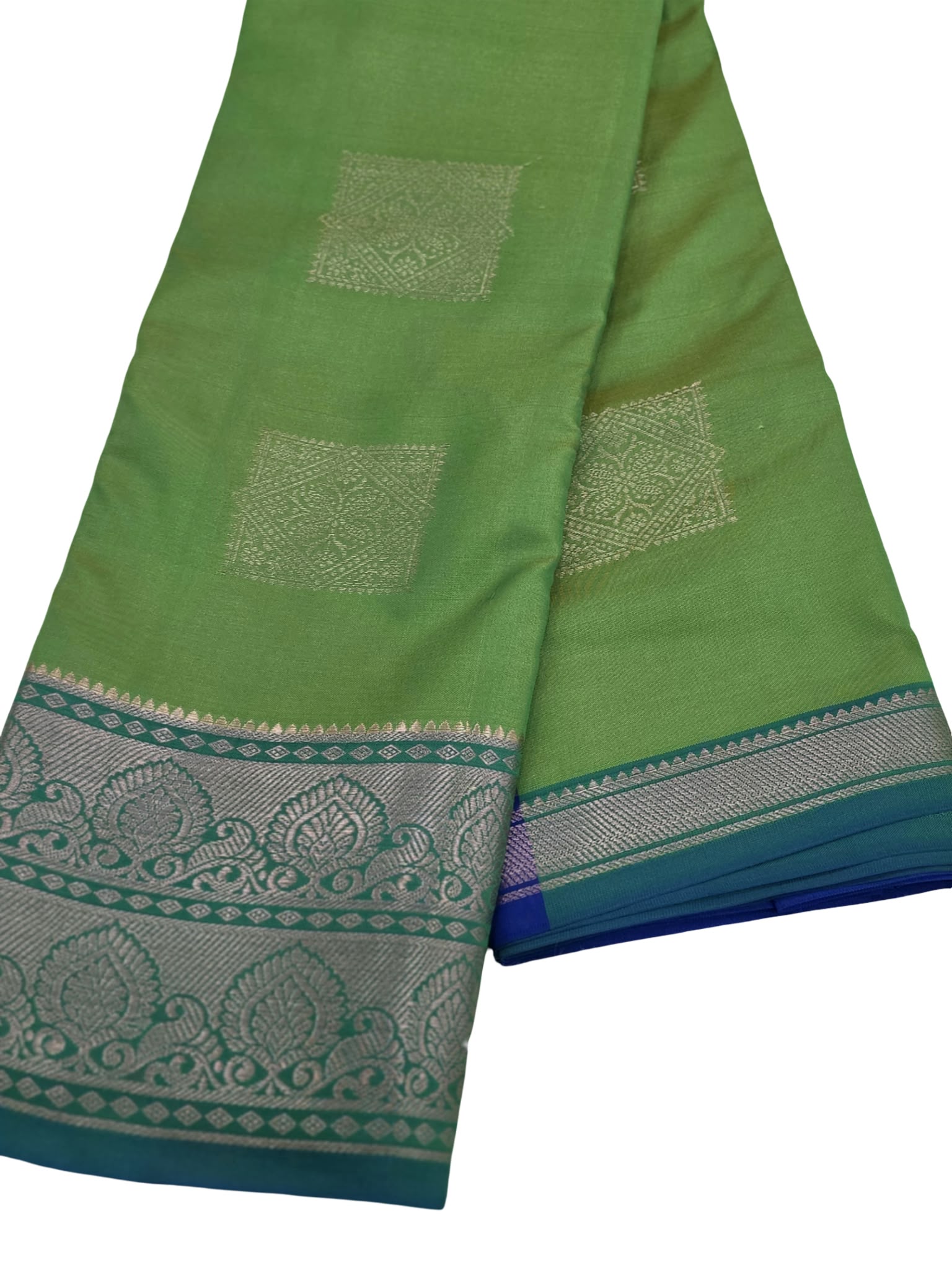 Tussar Silk Saree with Zari Woven Border Traditional Indian Ethnic Party Wear - Image 3