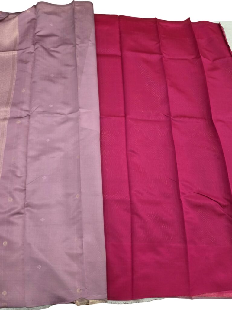Women's Soft Silk Saree with Zari Floral Design & Rich Pallu Indian Ethnic Wear