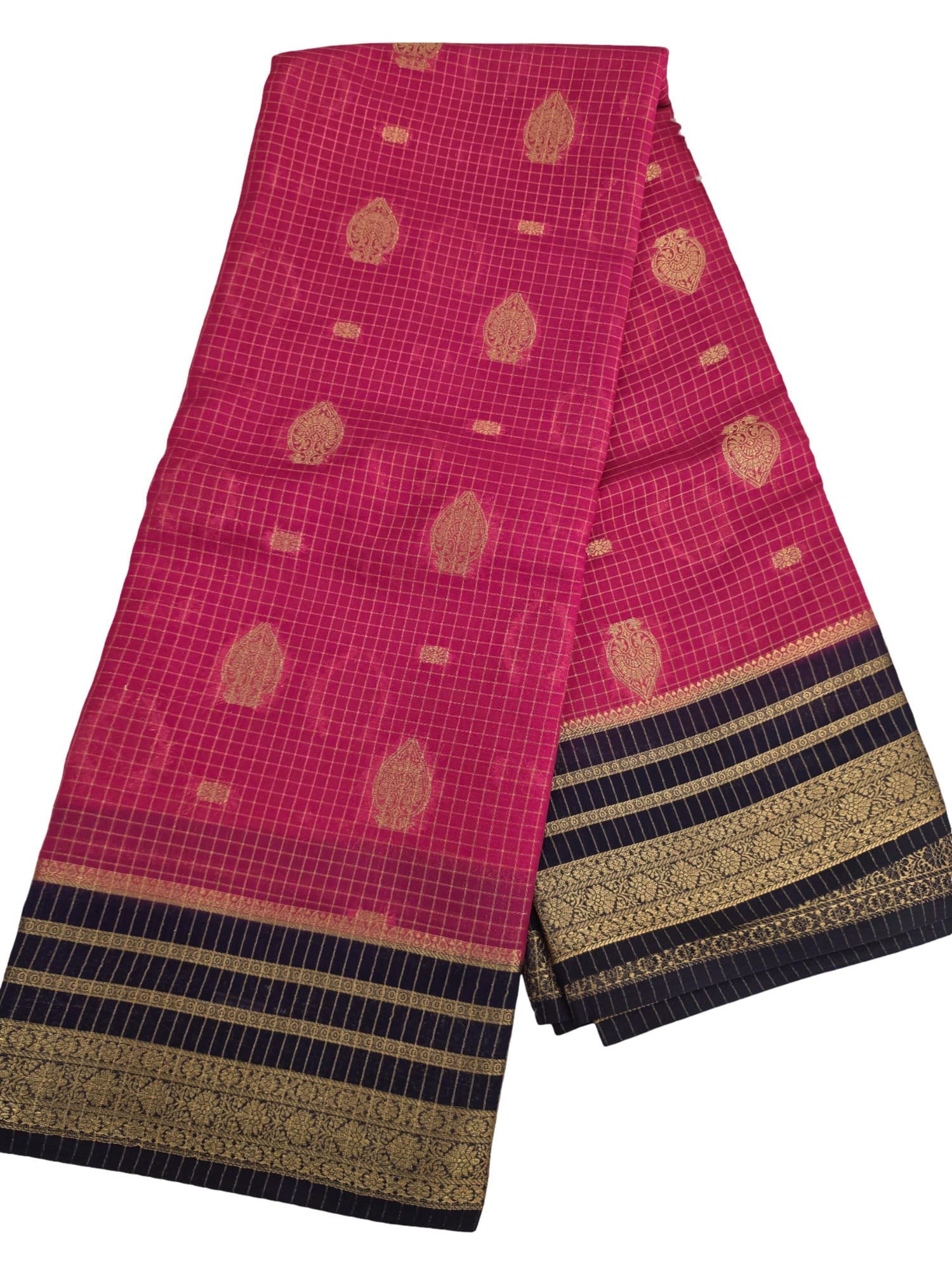 Semi Mysore Silk Saree with Zari Border Traditional Indian Ethnic Wear - Image 3