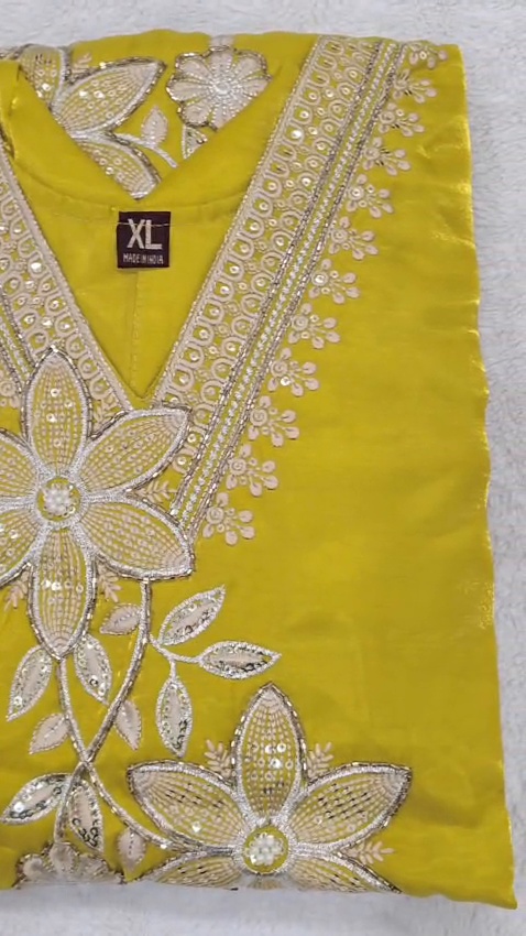 Women 3 Piece Salwar Suit Indian Ethnic Kurta Pant Dupatta Set - Image 10
